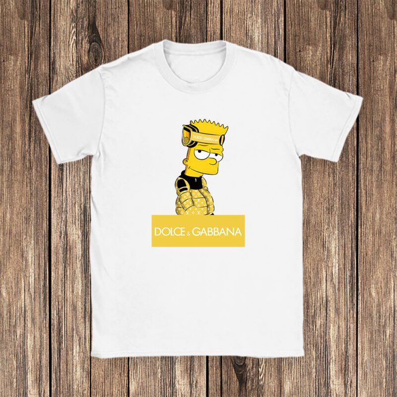 Bart Simpson Dolce Gabbana Unisex T Shirt Cotton Tee TAT14284 1