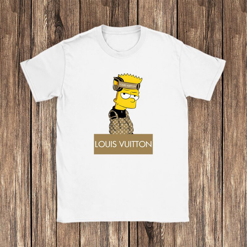 Bart Simpson Louis Vuitton Unisex T Shirt Cotton Tee TAT14286 1