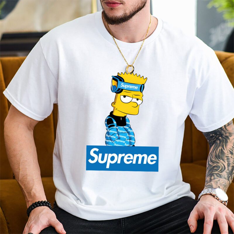 Bart Simpson Supreme Unisex T Shirt Cotton Tee TAT14288 2