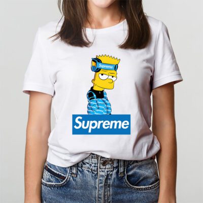 Bart Simpson Supreme Unisex T Shirt Cotton Tee TAT14288 3