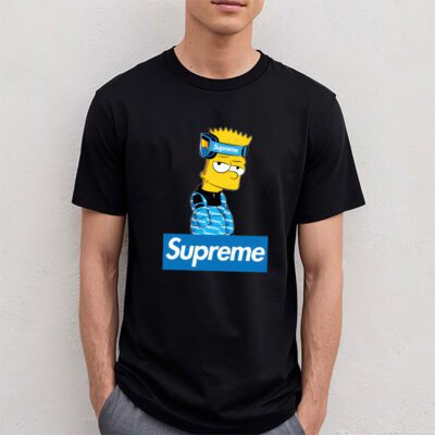Bart Simpson Supreme Unisex T Shirt Cotton Tee TAT14288 4