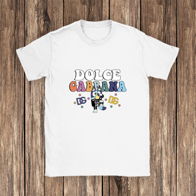 Bluey Happy Halloween Dolce Gabbana Unisex T Shirt Cotton Tee TAT9250 1