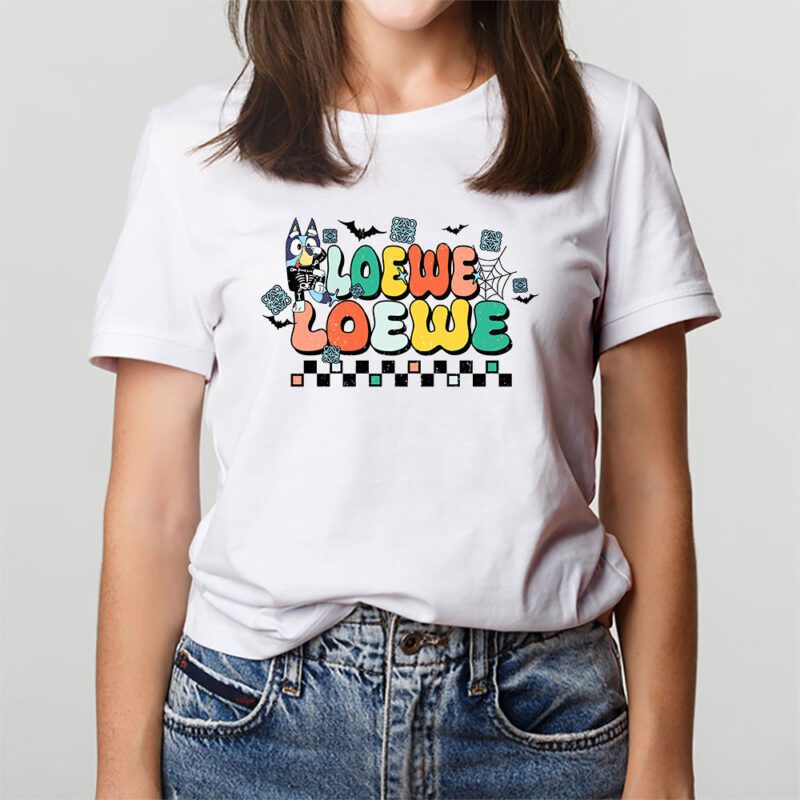 Bluey Happy Halloween Loewe Unisex T Shirt Cotton Tee TAT9269 2