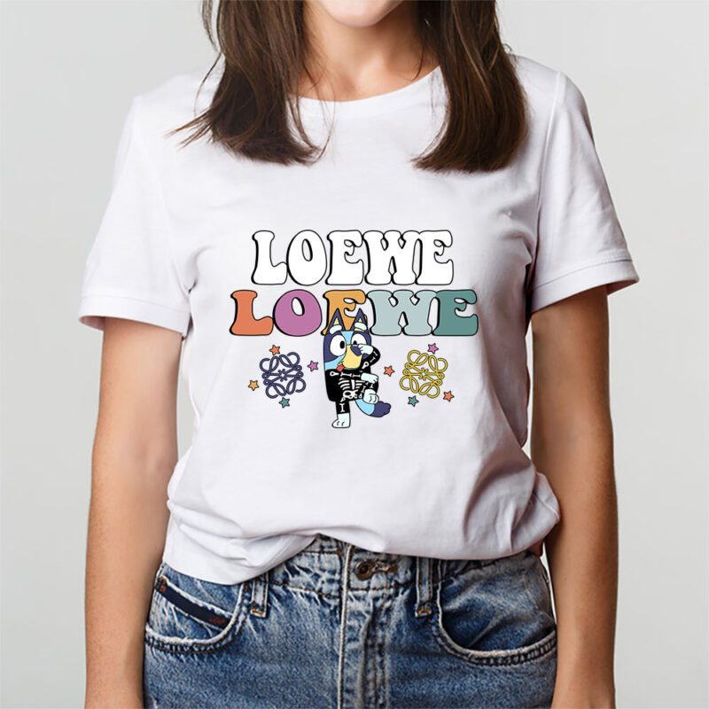 Bluey Happy Halloween Loewe Unisex T Shirt Cotton Tee TAT9270 3