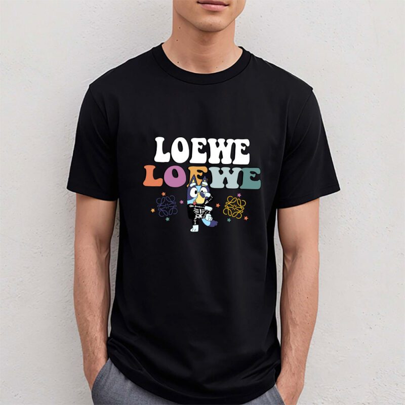 Bluey Happy Halloween Loewe Unisex T Shirt Cotton Tee TAT9270 4