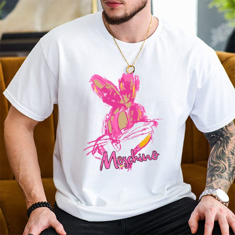 Bugs Bunny Looney Tunes Moschino Unisex T Shirt TAT5406 2