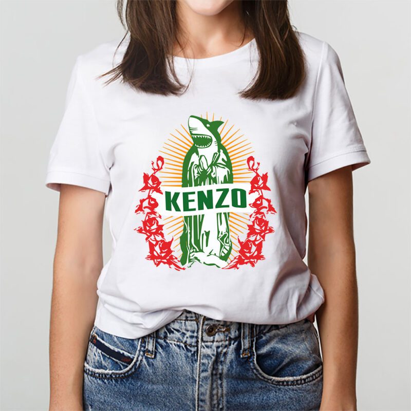 Cartoon Shark Kenzo Unisex T Shirt TAT5476 3