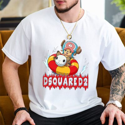 Chopperman Tony Tony Chopper One Piece Dsquared2 Brand Unisex T Shirt Cotton Tee TAT6271 2