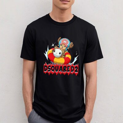 Chopperman Tony Tony Chopper One Piece Dsquared2 Brand Unisex T Shirt Cotton Tee TAT6271 4