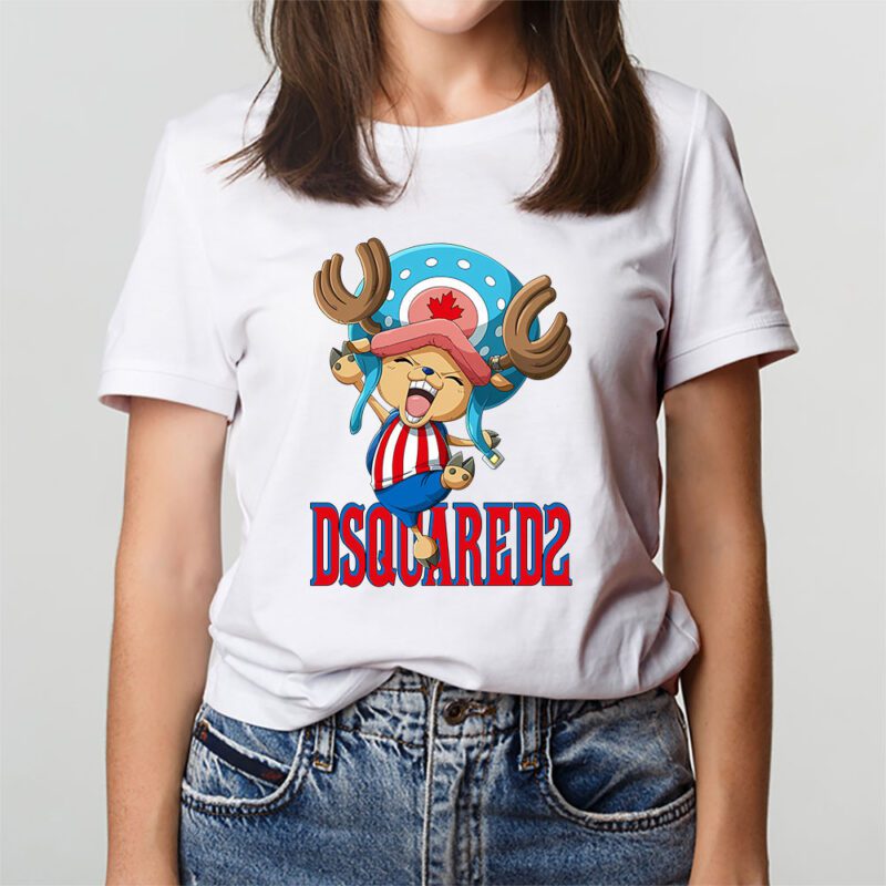 Chopperman Tony Tony Chopper One Piece Dsquared2 Brand Unisex T Shirt Cotton Tee TAT6272 3