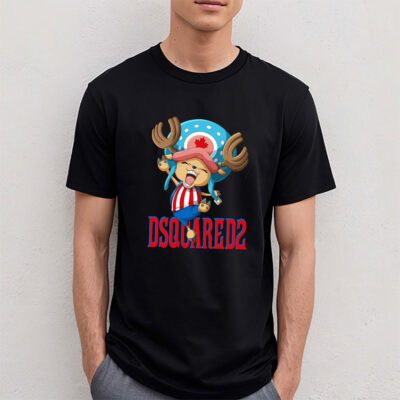 Chopperman Tony Tony Chopper One Piece Dsquared2 Brand Unisex T Shirt Cotton Tee TAT6272 4