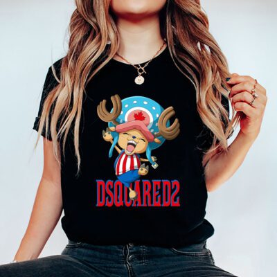 Chopperman Tony Tony Chopper One Piece Dsquared2 Brand Unisex T Shirt Cotton Tee TAT6272 5