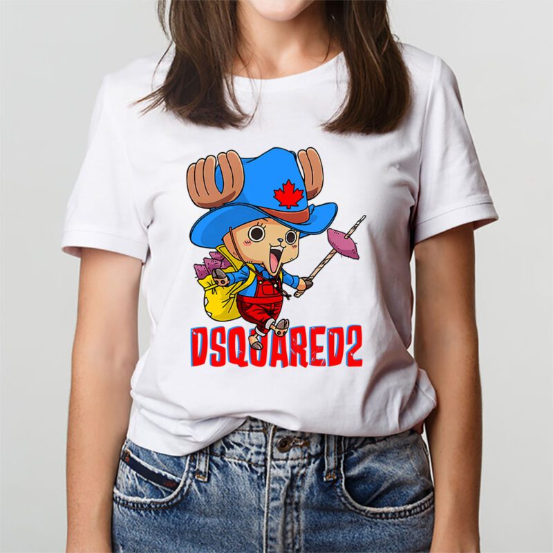 Chopperman Tony Tony Chopper One Piece Dsquared2 Brand Unisex T Shirt Cotton Tee TAT6551 3
