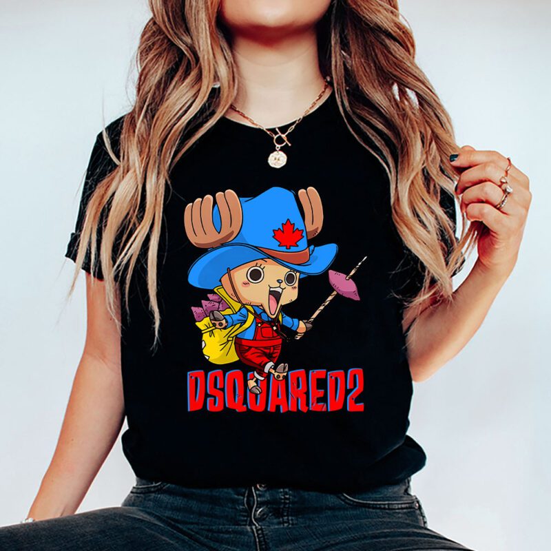 Chopperman Tony Tony Chopper One Piece Dsquared2 Brand Unisex T Shirt Cotton Tee TAT6551 5