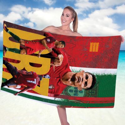 Cristiano Ronaldo Rectangle Beach Towel WBT1024 1 Cristiano Ronaldo Rectangle Beach Towel WBT1024 1