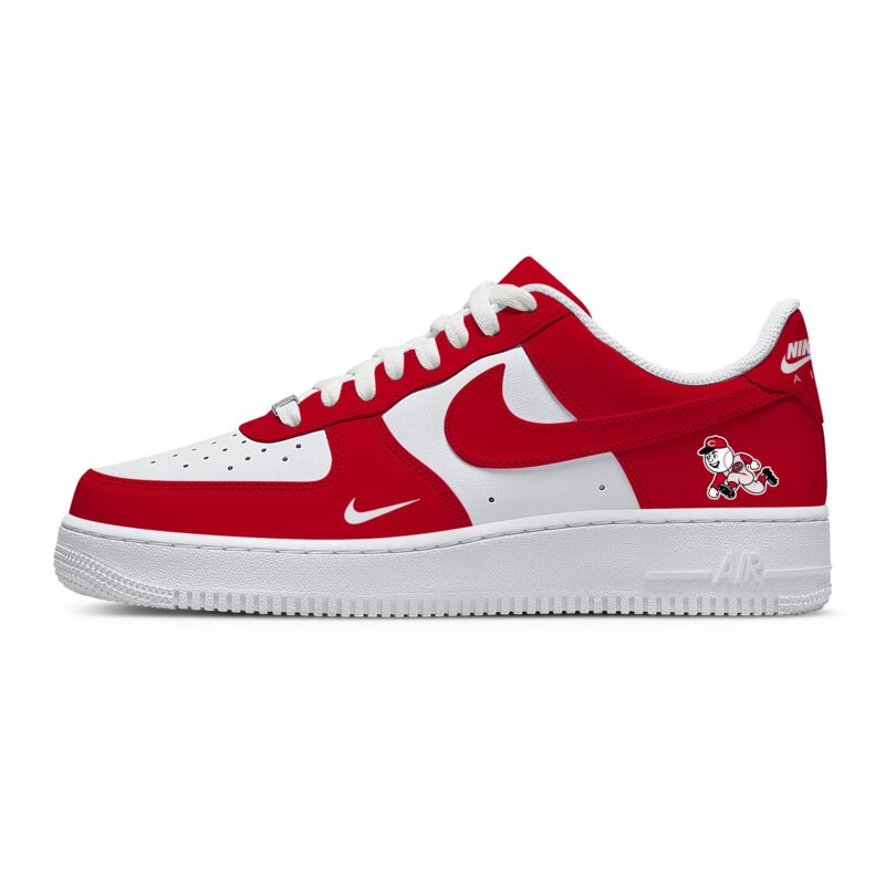 Custom Air Force 1 Low x MLB Cincinnati Reds AF1 Limited Sneakers For Fan TCB1027