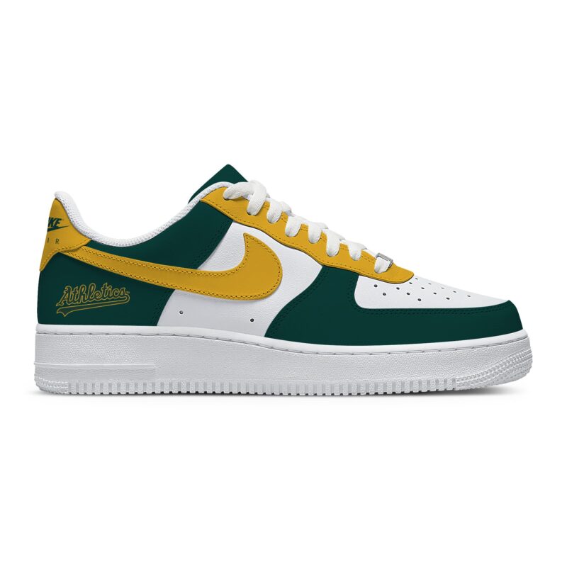 Custom Air Force 1 Low x MLB Oakland Athletics AF1 Limited Sneakers For Fan TCB1084 1