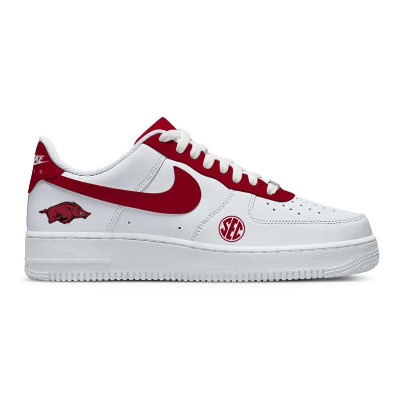 Custom Air Force 1 Low x NCAA Arkansas Razorbacks AF1 Limited Sneakers For Fan TCB1024 1