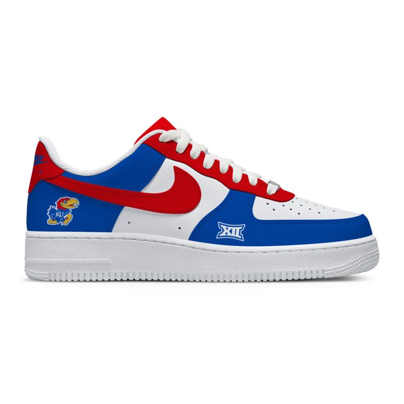Custom Air Force 1 Low x NCAA Kansas Jayhawks AF1 Limited Sneakers For Fan TCB1021 1