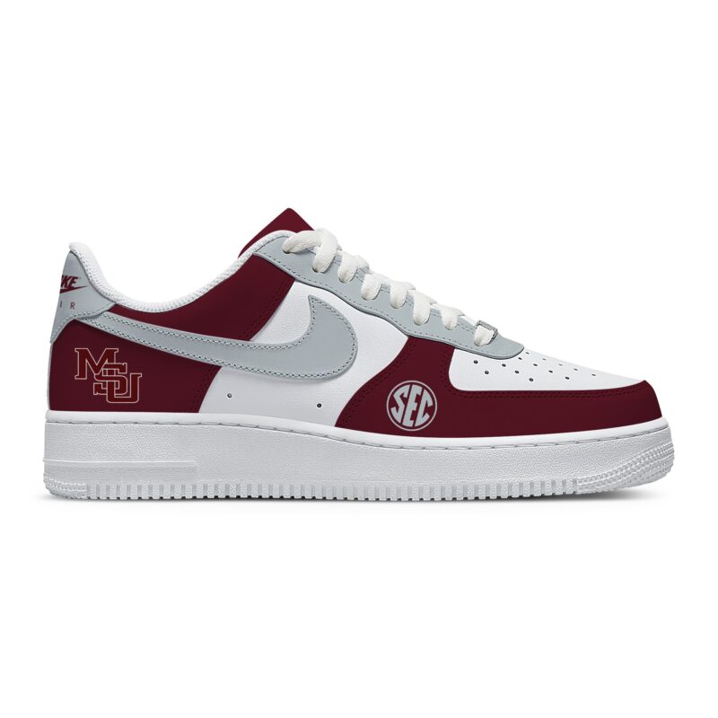 Custom Air Force 1 Low x NCAA Mississippi State Bulldogs AF1 Limited Sneakers For Fan TCB1110 1