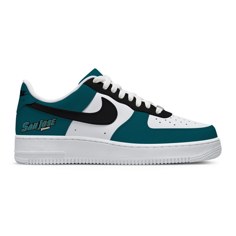 Custom Air Force 1 Low x NHL San Jose Sharks AF1 Limited Sneakers For Fan TCB1127 1