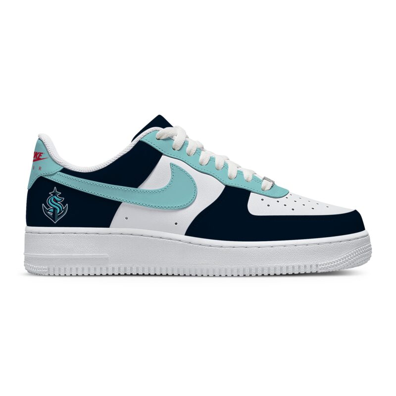 Custom Air Force 1 Low x NHL Seattle Kraken AF1 Limited Sneakers For Fan TCB1107 1