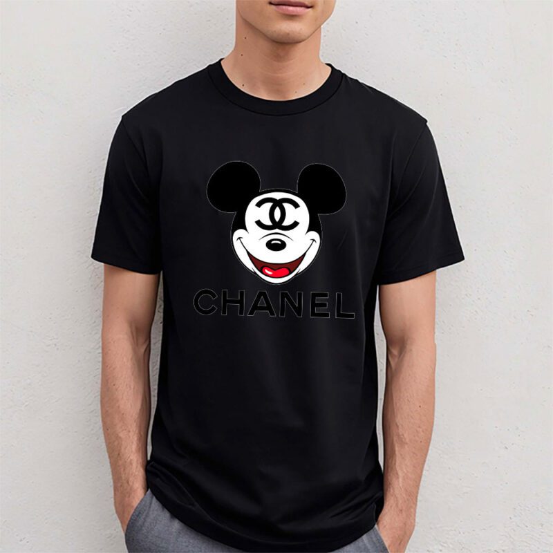 Disney Mickey Chanel Unisex T Shirt Cotton Tee TAT14290 4