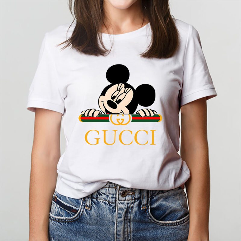 Disney Mickey Gucci Unisex T Shirt Cotton Tee TAT14292 3