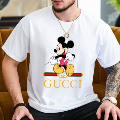 Disney Mickey Gucci Unisex T Shirt Cotton Tee TAT14293 2