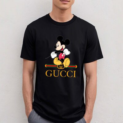 Disney Mickey Gucci Unisex T Shirt Cotton Tee TAT14293 4