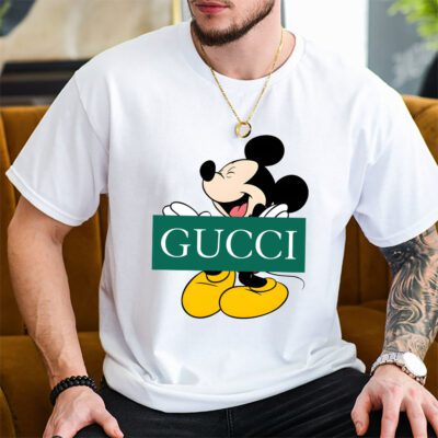 Disney Mickey Gucci Unisex T Shirt Cotton Tee TAT14296 2