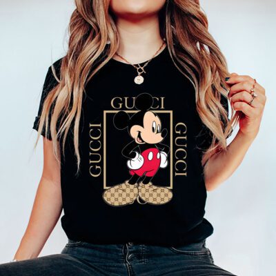 Disney Mickey Gucci Unisex T Shirt Cotton Tee TAT14297 5