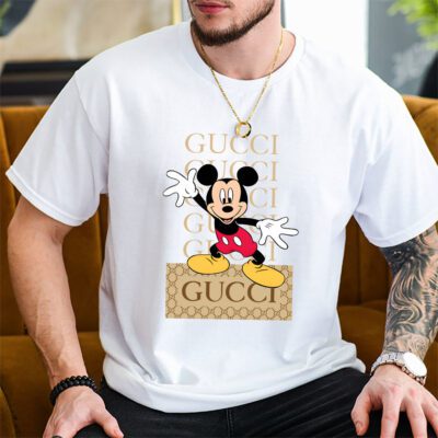 Disney Mickey Gucci Unisex T Shirt Cotton Tee TAT14298 2