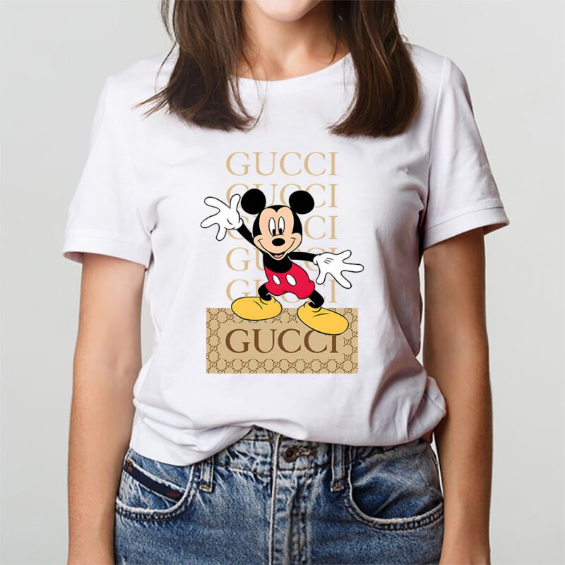 Disney Mickey Gucci Unisex T Shirt Cotton Tee TAT14298 3