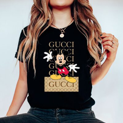 Disney Mickey Gucci Unisex T Shirt Cotton Tee TAT14298 5