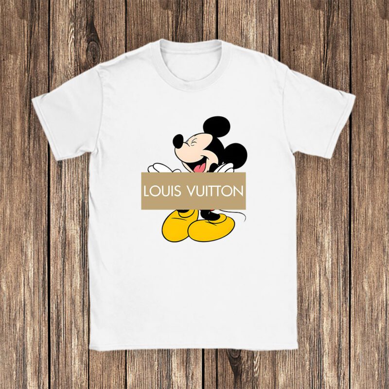 Disney Mickey Louis Vuitton Unisex T Shirt Cotton Tee TAT14300 1