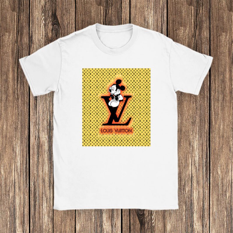 Disney Mickey Louis Vuitton Unisex T Shirt Cotton Tee TAT14301 1