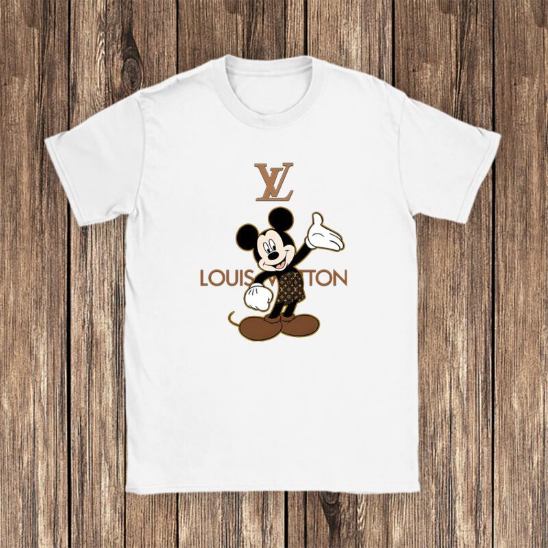 Disney Mickey Louis Vuitton Unisex T Shirt Cotton Tee TAT9811 1
