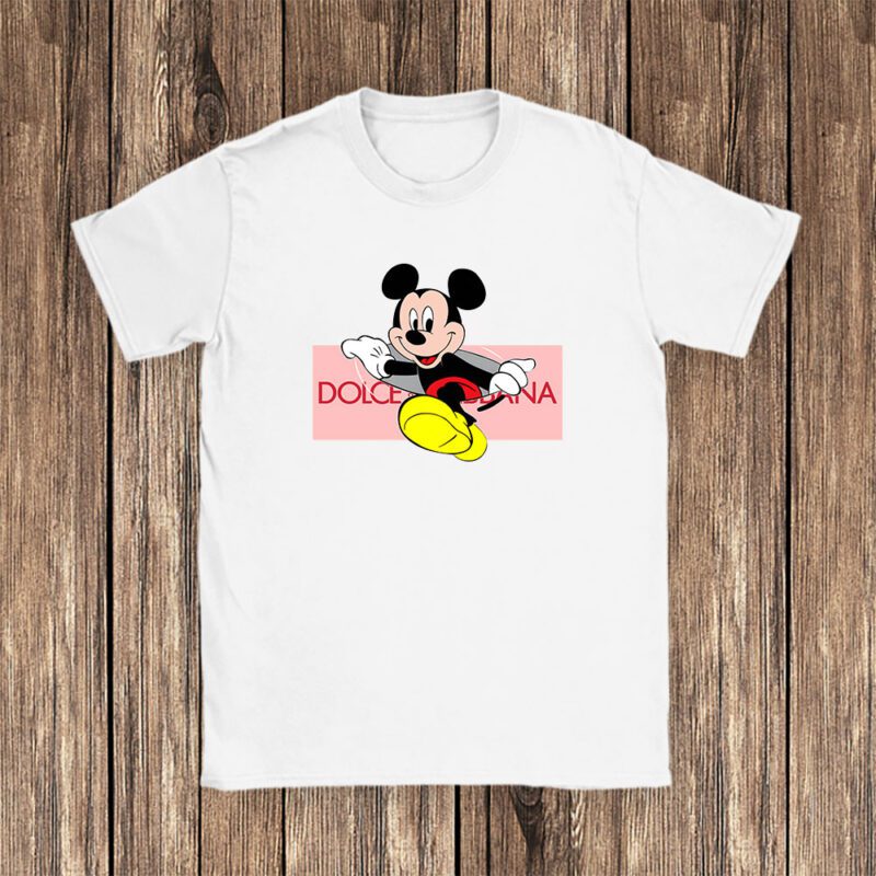 Disney Mickey Mouse Dolce Gabbana Unisex T Shirt Cotton Tee TAT14302 1