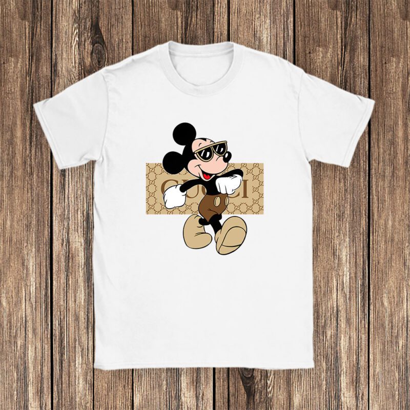 Disney Mickey Mouse Gucci Unisex T Shirt Cotton Tee TAT14305 1
