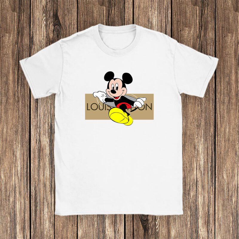 Disney Mickey Mouse Louis Vuitton Unisex T Shirt Cotton Tee TAT14306 1