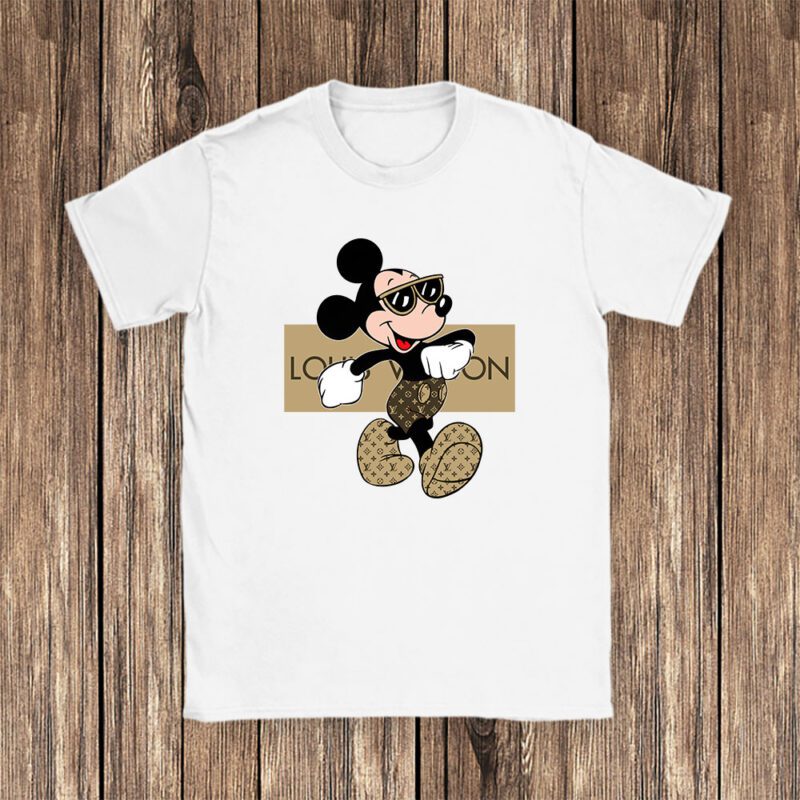 Disney Mickey Mouse Louis Vuitton Unisex T Shirt Cotton Tee TAT14307 1