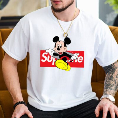 Disney Mickey Mouse Supreme Unisex T Shirt Cotton Tee TAT14310 2