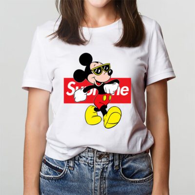 Disney Mickey Mouse Supreme Unisex T Shirt Cotton Tee TAT14311 3