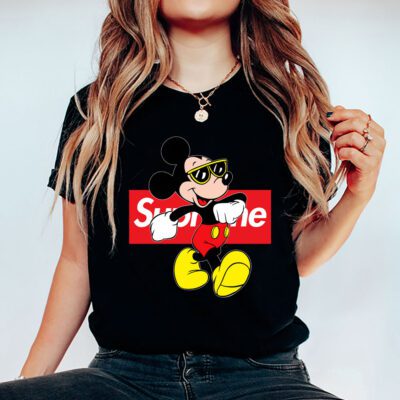 Disney Mickey Mouse Supreme Unisex T Shirt Cotton Tee TAT14311 5
