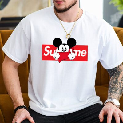 Disney Mickey Mouse Supreme Unisex T Shirt Cotton Tee TAT14312 2