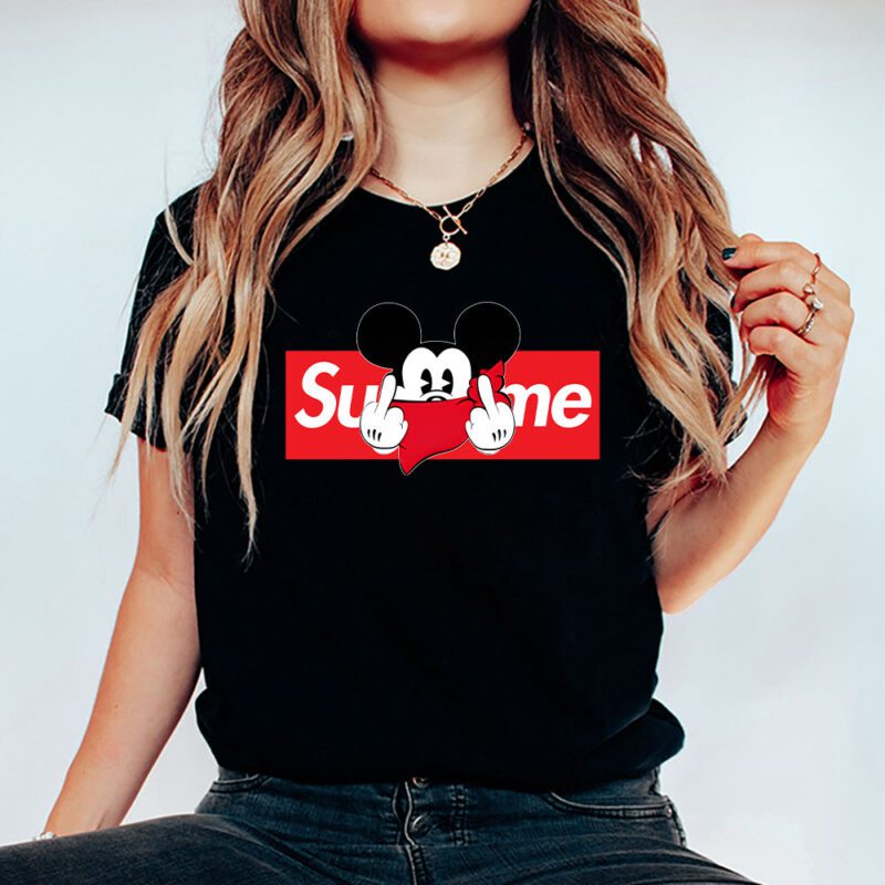 Disney Mickey Mouse Supreme Unisex T Shirt Cotton Tee TAT14312 5