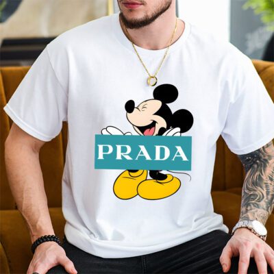 Disney Mickey Prada Unisex T Shirt Cotton Tee TAT14313 2