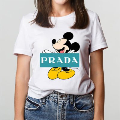 Disney Mickey Prada Unisex T Shirt Cotton Tee TAT14313 3