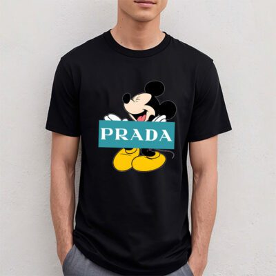 Disney Mickey Prada Unisex T Shirt Cotton Tee TAT14313 4